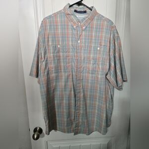 Columbia Men's Multicolor Plaid Button-Down Shirt